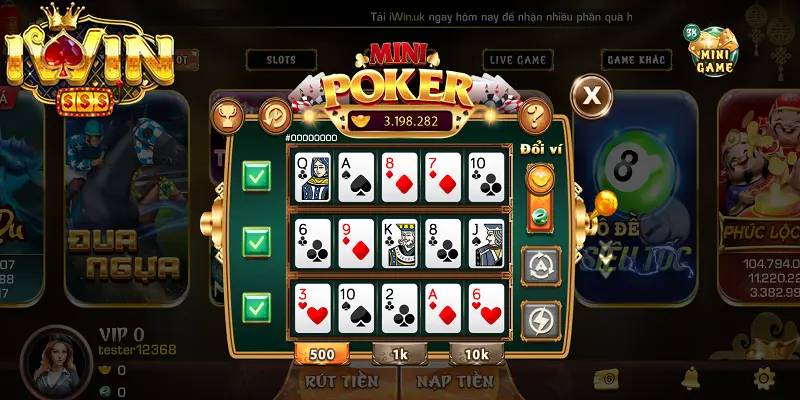Mini Poker Là Gì? Trải Nghiệm Game Cực Hay Trong Làng Cá Cược 1 Mini Poker Là Gì? Trải Nghiệm Game Cực Hay Trong Làng Cá Cược