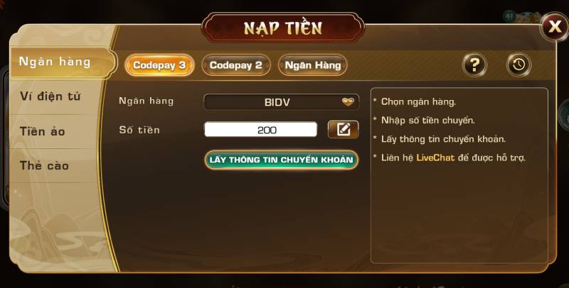 Iwin Shar【Iwin Club】- Link tải iWin Club - iPhone, Android, APK, PC 14 Nạp Tiền Qua Ngân Hàng